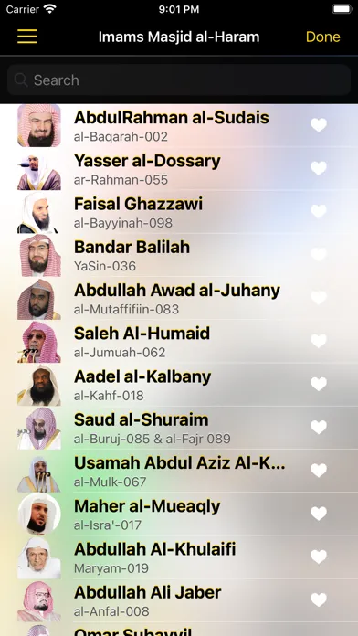 Ảnh chụp màn hình của Imams of Masjid al Haram