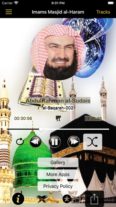 Ảnh chụp màn hình của Imams of Masjid al Haram