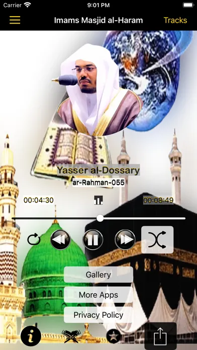 Ảnh chụp màn hình của Imams of Masjid al Haram