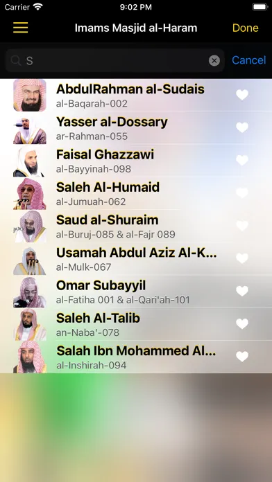 Ảnh chụp màn hình của Imams of Masjid al Haram