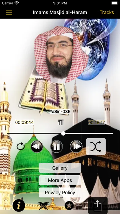 Ảnh chụp màn hình của Imams of Masjid al Haram