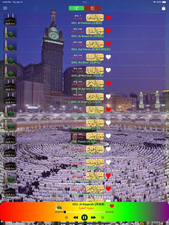 Capturas de pantalla de Quran Chinese Translation iPad 