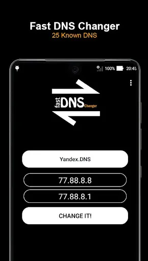 Zrzuty ekranu Fast DNS Changer