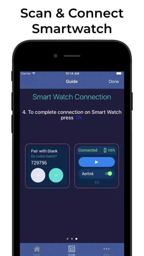 BT Notifier App for Smartwatch Screenshots