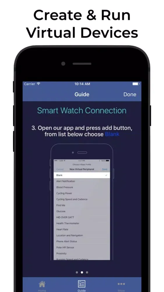 BT Notifier App for Smartwatch Screenshots