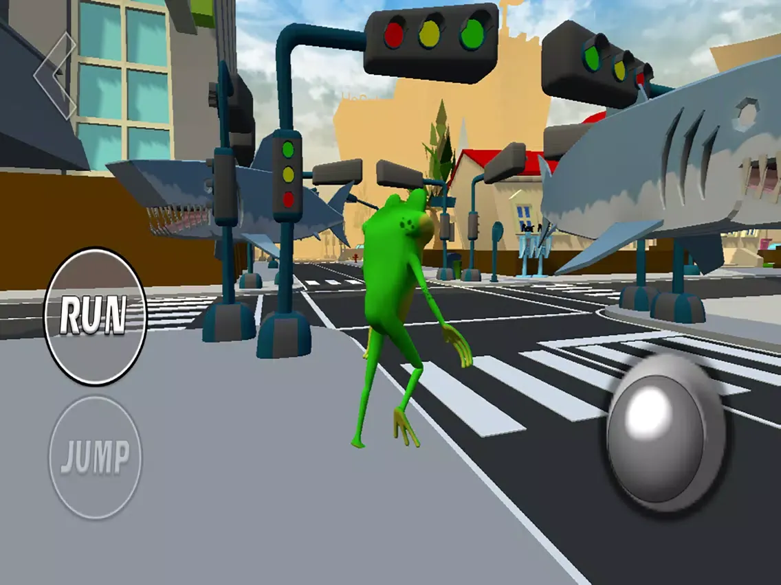 AMAZING FROG: IN THE CITY iPad  Screenshots