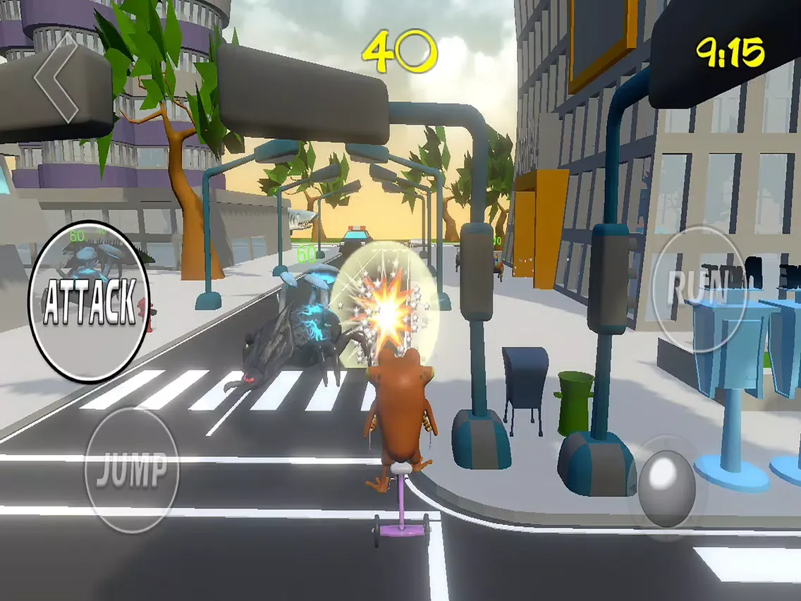 AMAZING FROG: IN THE CITY iPad  Screenshots