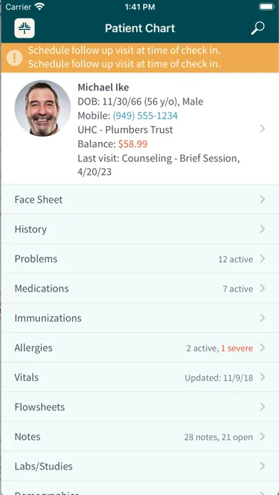 Tebra EHR, PM, Billing (Kareo) スクリーンショット