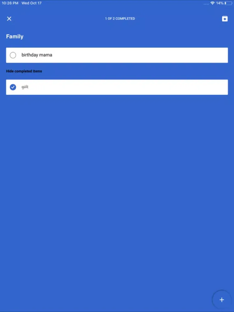 Ảnh chụp màn hình của WeList - Tasks,Reminders&To-do iPad 