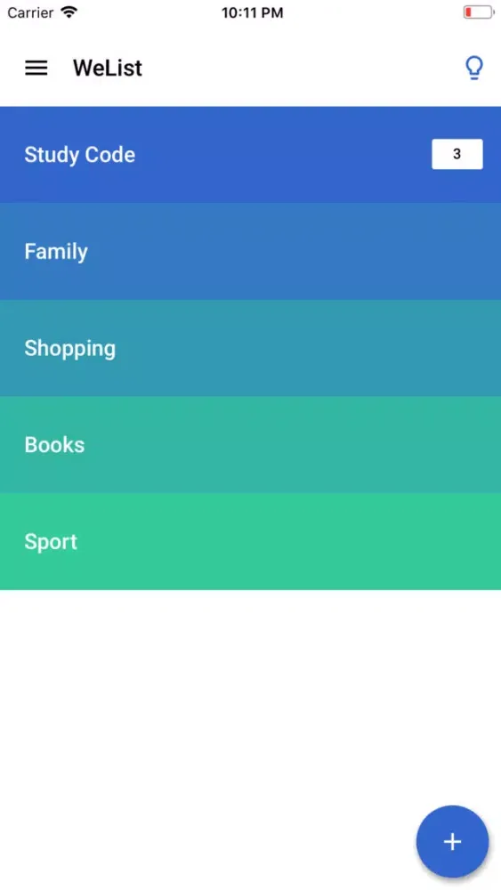 Ảnh chụp màn hình của WeList - Tasks,Reminders&To-do