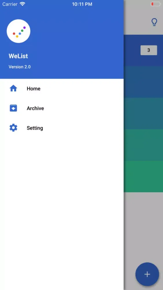Ảnh chụp màn hình của WeList - Tasks,Reminders&To-do