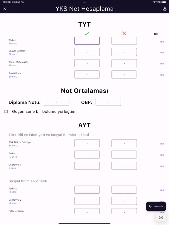Zrzuty ekranu Sınava Odaklan: YKS DGS LGS iPad 