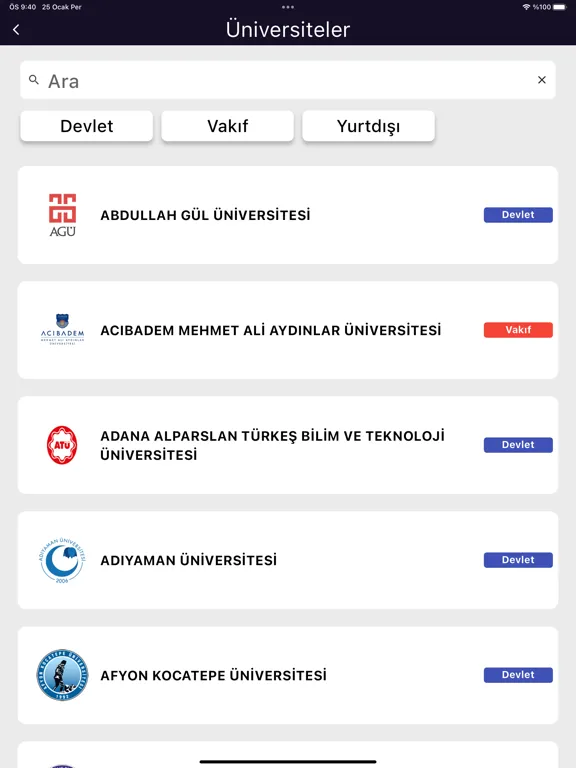 Zrzuty ekranu Sınava Odaklan: YKS DGS LGS iPad 