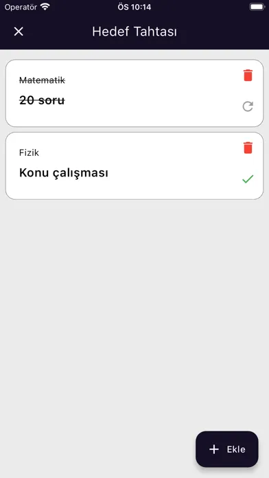 Zrzuty ekranu Sınava Odaklan: YKS DGS LGS