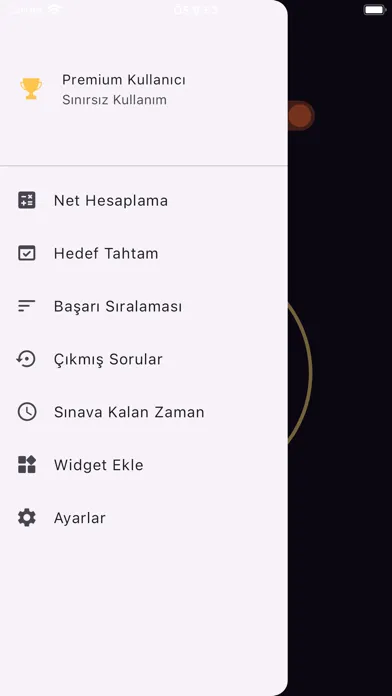 Zrzuty ekranu Sınava Odaklan: YKS DGS LGS