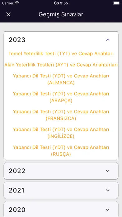 Zrzuty ekranu Sınava Odaklan: YKS DGS LGS