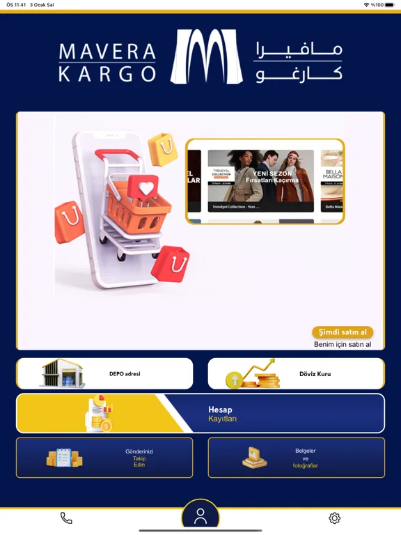 Mavera Kargo iPad  سکرین شاٹس