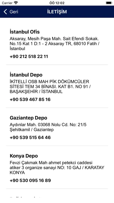 Mavera Kargo سکرین شاٹس