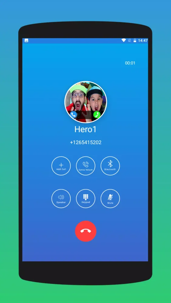 ภาพหน้าจอของ Call Karim Juega Fake Video Ca