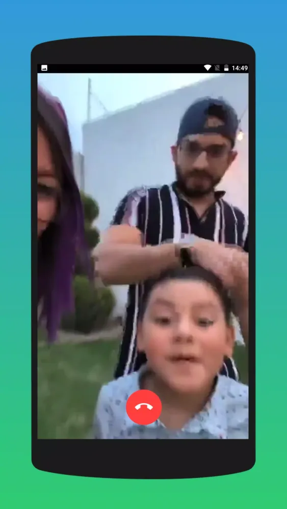 ภาพหน้าจอของ Call Karim Juega Fake Video Ca
