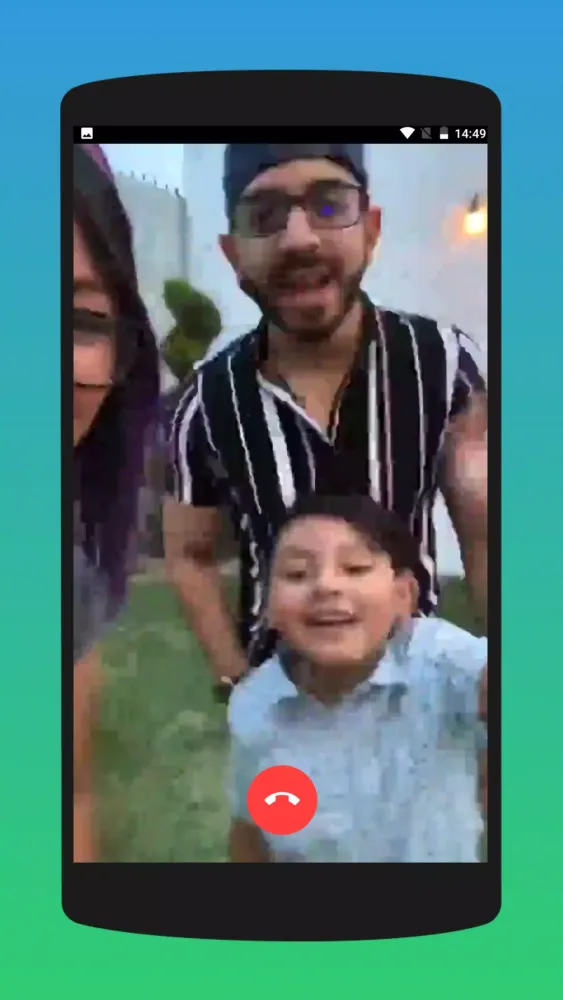 ภาพหน้าจอของ Call Karim Juega Fake Video Ca