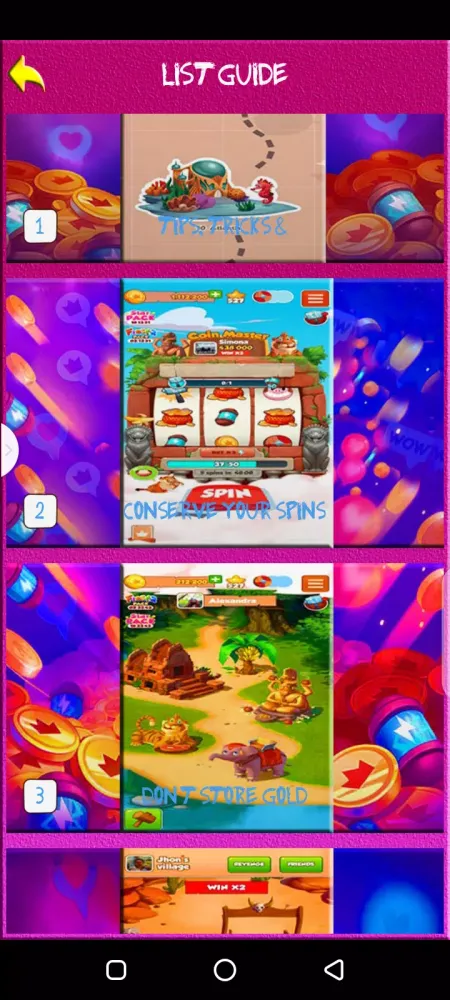 Ảnh chụp màn hình của Coin Master Guide 2021