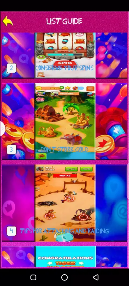 Ảnh chụp màn hình của Coin Master Guide 2021