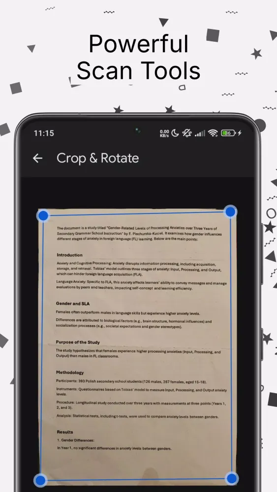 AI PDF documents OCR scanner Ekran Görüntüleri