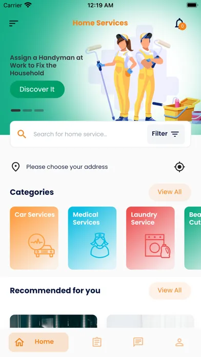 Karis: Home Services Screenshots