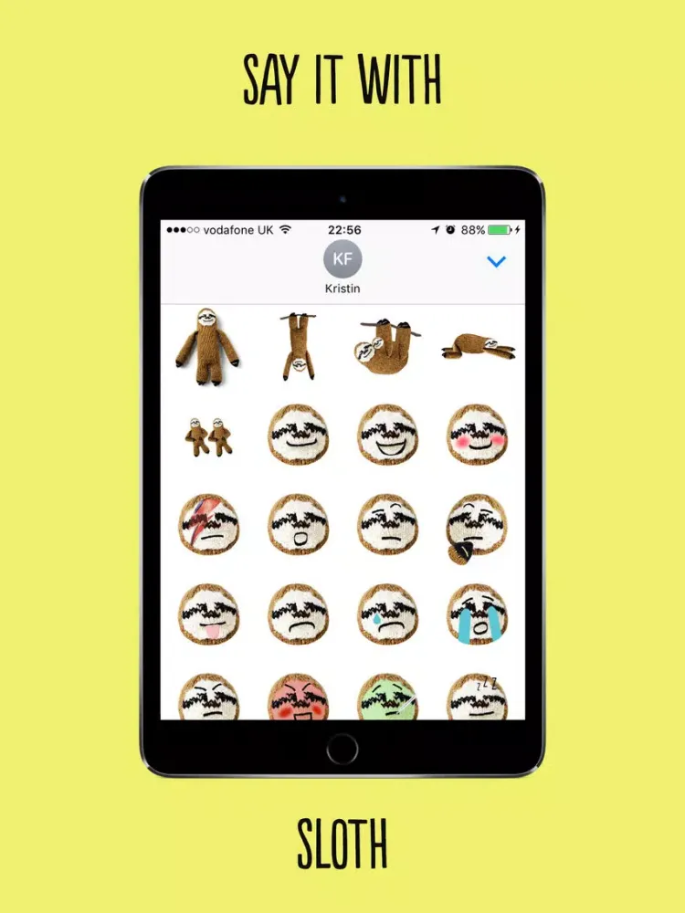 Скриншоты Super Sloth – The best ways to say it with sloth iPad 
