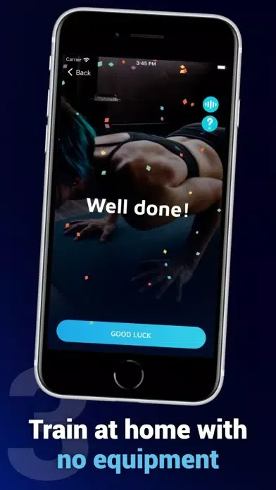 Ảnh chụp màn hình của Gain: push-ups workout