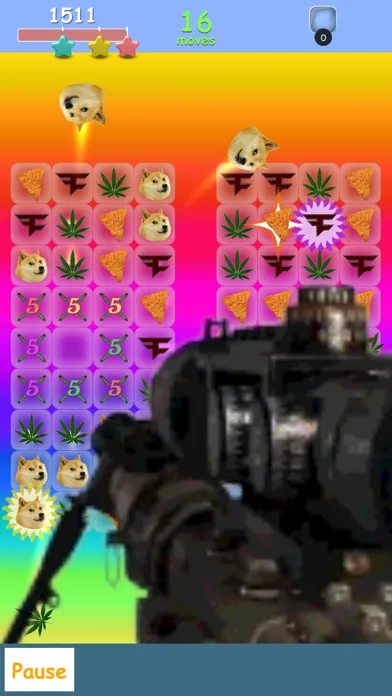 Meme Crush - MLG Kush edition應用截圖