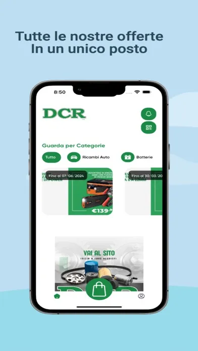 DCR Autoricambi Ekran Görüntüleri