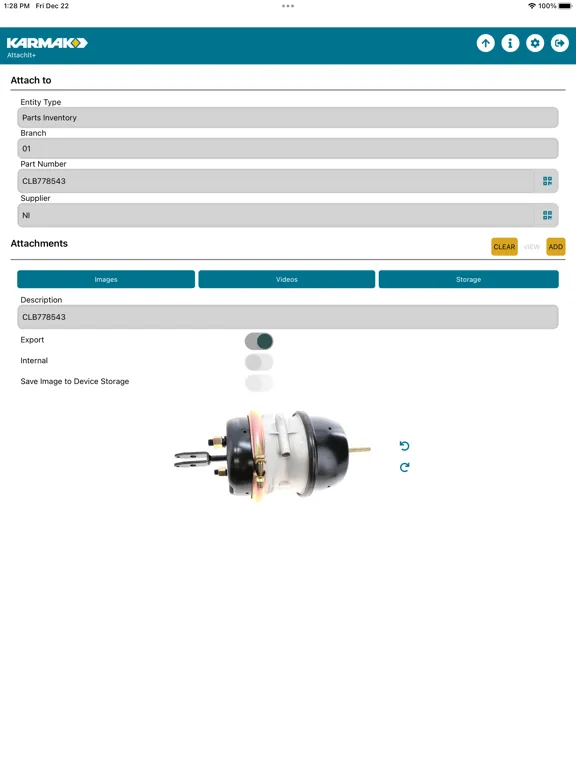 Karmak AttachIt+ iPad  سکرین شاٹس
