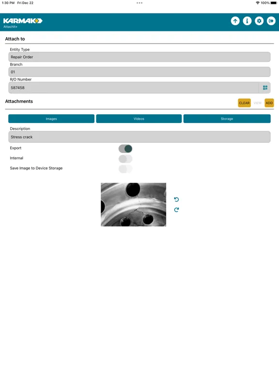 Karmak AttachIt+ iPad  سکرین شاٹس