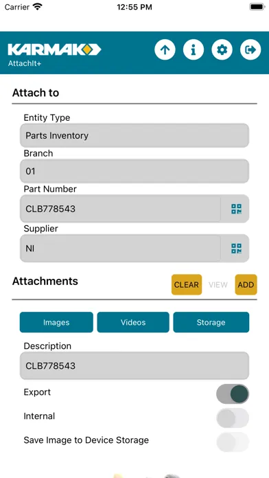Karmak AttachIt+ سکرین شاٹس