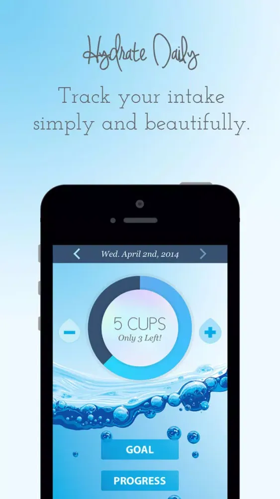 Hydrate Daily - Water Log Tracker & Reminders سکرین شاٹس