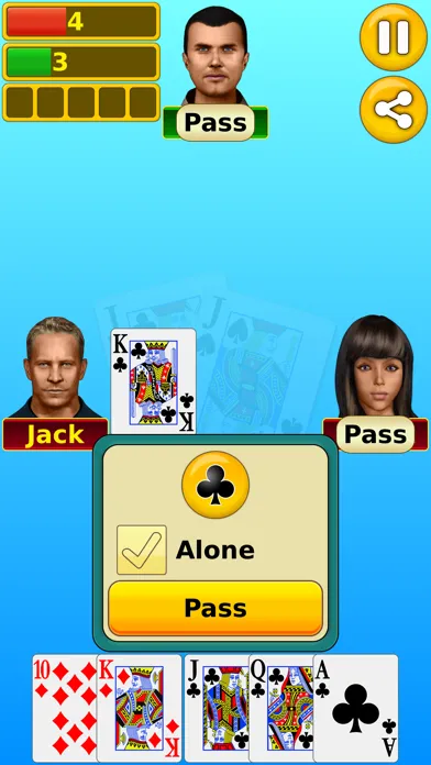 Euchre - Play online & offline স্ক্রিনশট