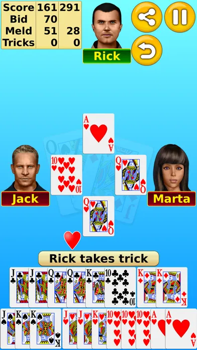 Pinochle - Online & offline应用截图