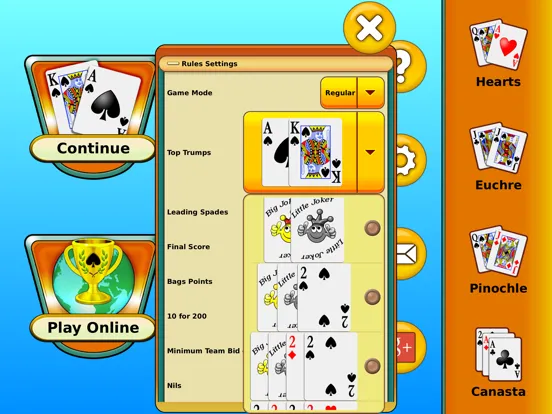 ภาพหน้าจอของ Spades - Play online & offline iPad 