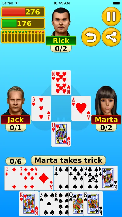 ภาพหน้าจอของ Spades - Play online & offline