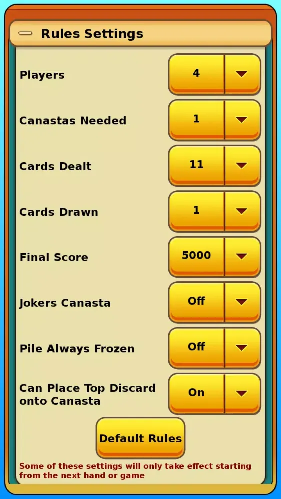Canasta スクリーンショット