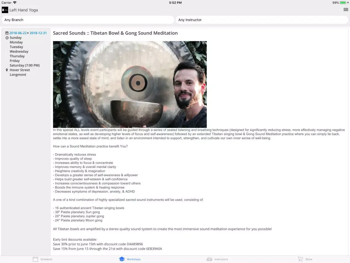 صور Left Hand Yoga iPad 