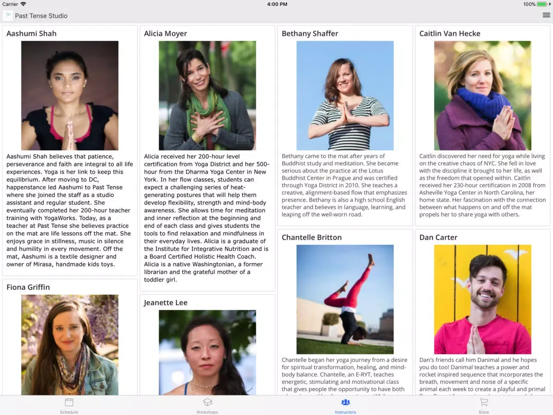 Past Tense Studio iPad  스크린샷