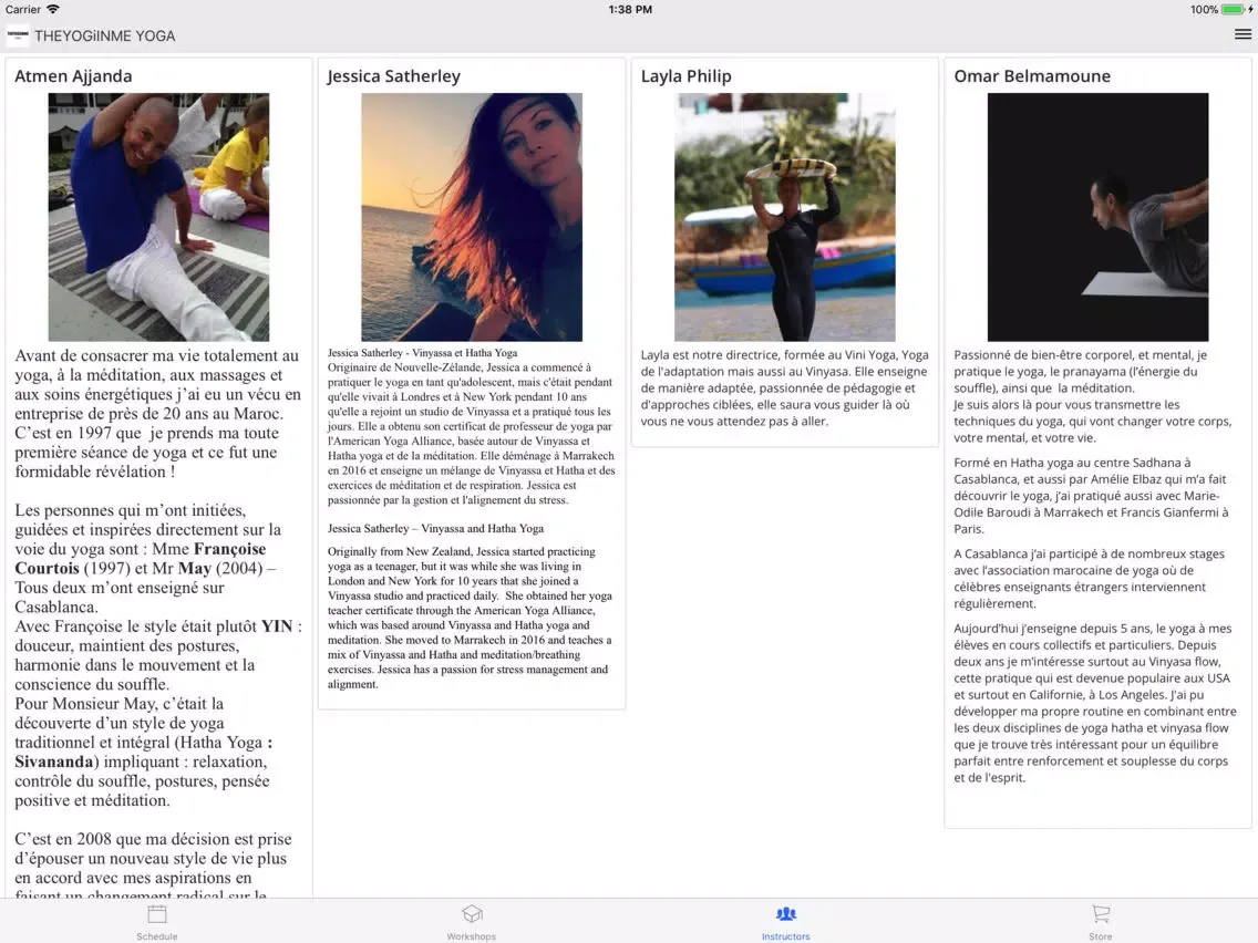 Captures d'écran de THEYOGiINME YOGA iPad 