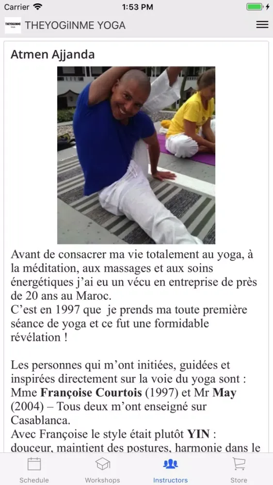 Captures d'écran de THEYOGiINME YOGA