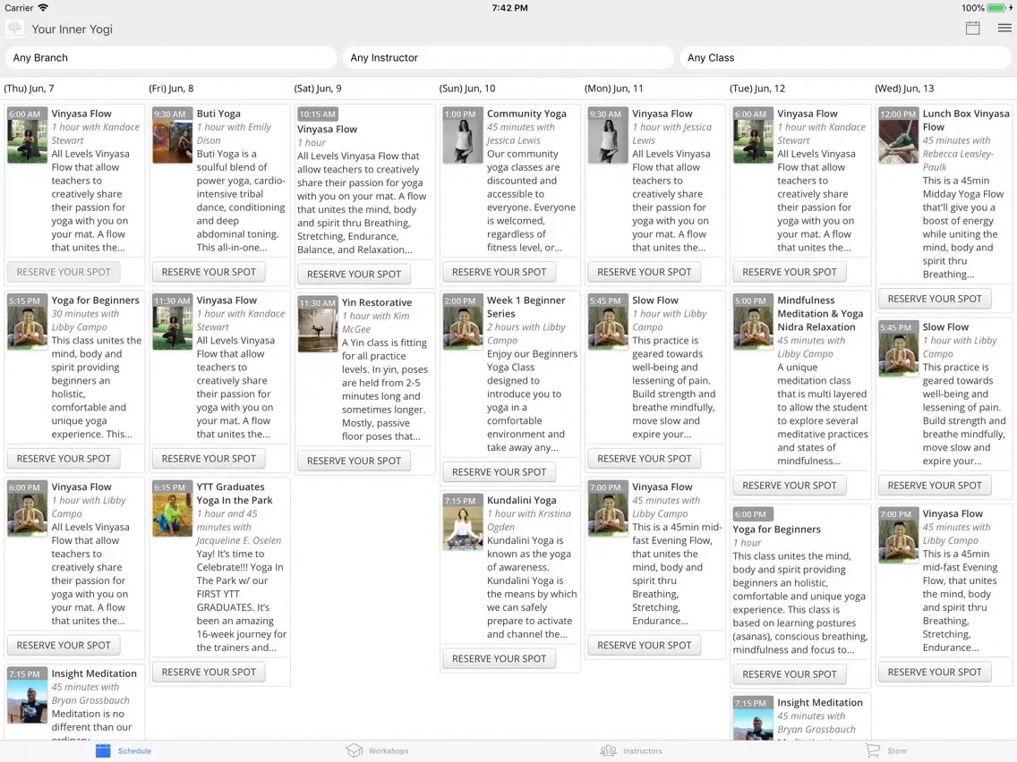 Your Inner Yogi iPad 应用截图