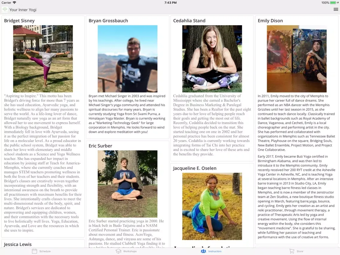 Your Inner Yogi iPad 应用截图