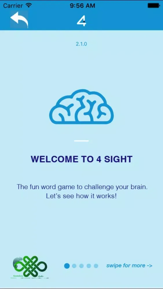 Ảnh chụp màn hình của 4SightPro - Lateral Thinking Word Challenge Game