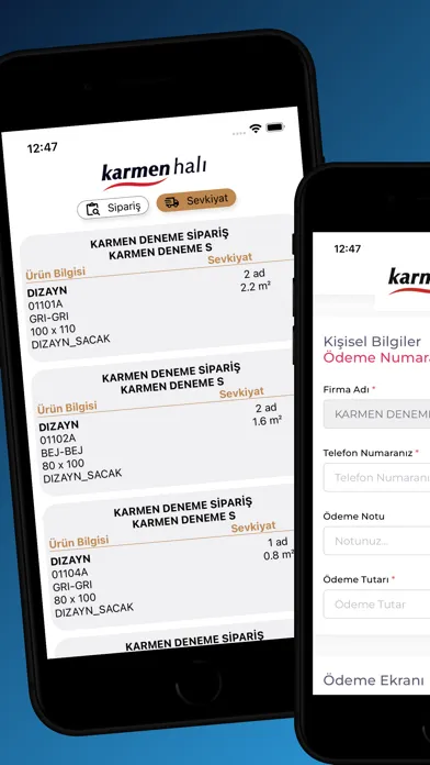Karmen Halı B2B سکرین شاٹس